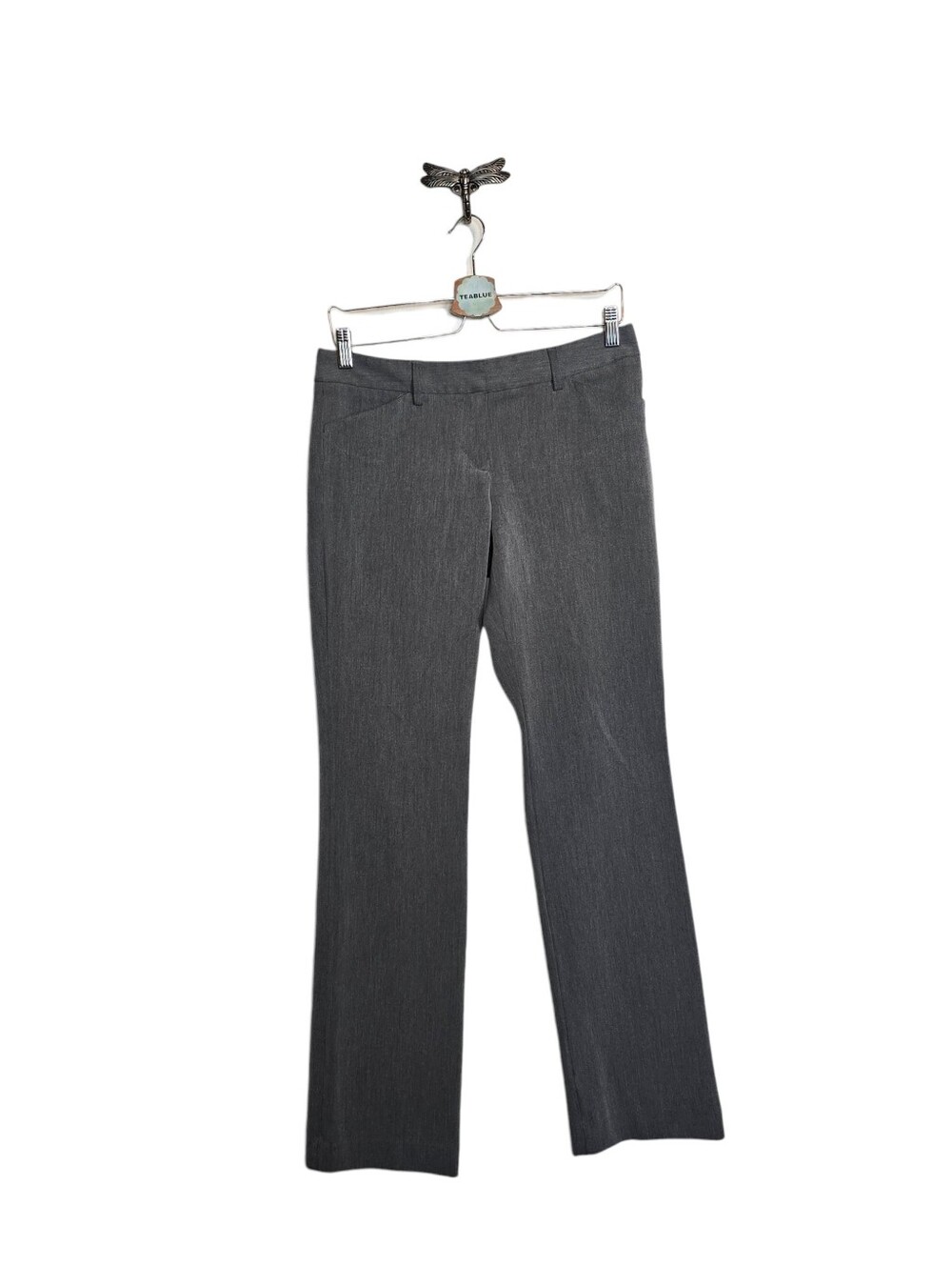 Express Editor Gray Bootcut Dress Pants Women's Size 4R Stretch Career Trouser